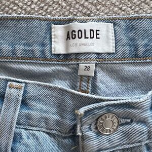AGOLDE Parker Long Short: Loose Fit Vintage Shorts